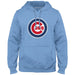 Chicago Cubs MLB Bulletin Men's Light  Blue Express Twill Logo Hoodie