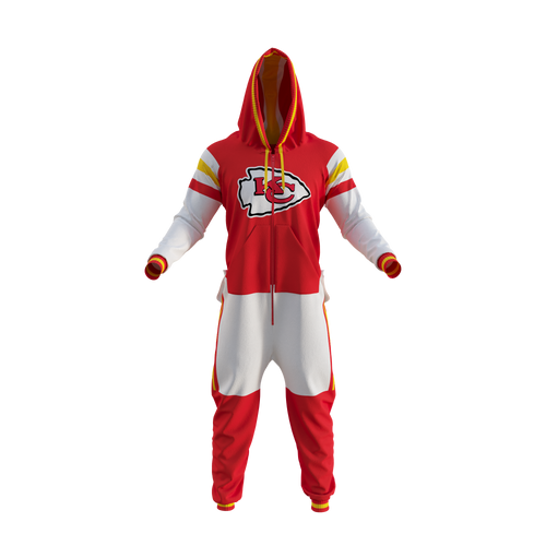 Kansas City Chiefs NFL Hockey Sockey Men's Red Team Uniform Onesie