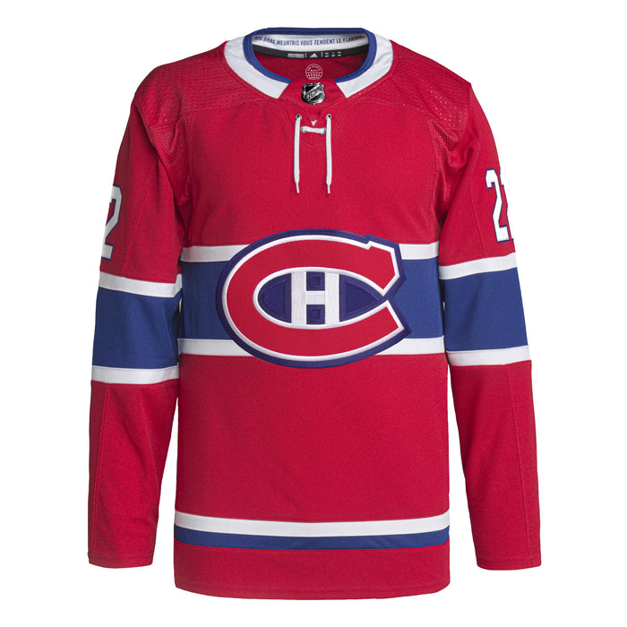 Cole Caufield Montreal Canadiens NHL Adidas Men's Red Primegreen Authentic Pro Jersey