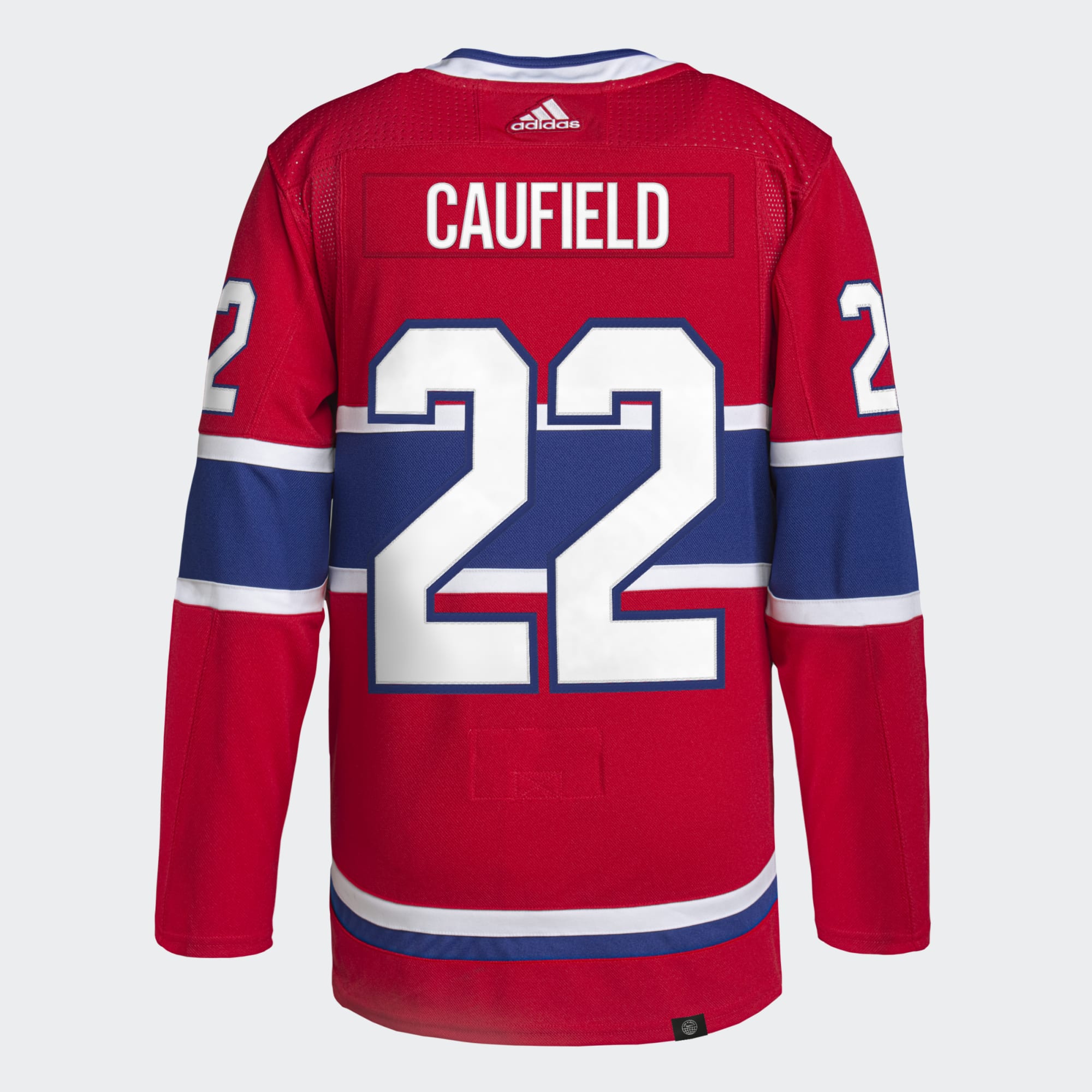 Cole Caufield Montreal Canadiens NHL Adidas Men's Red Primegreen Authentic Pro Jersey