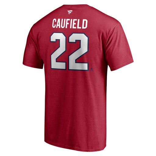 Cole Caufield Montreal Canadiens NHL Fanatics Branded Men's Red Authentic T-Shirt