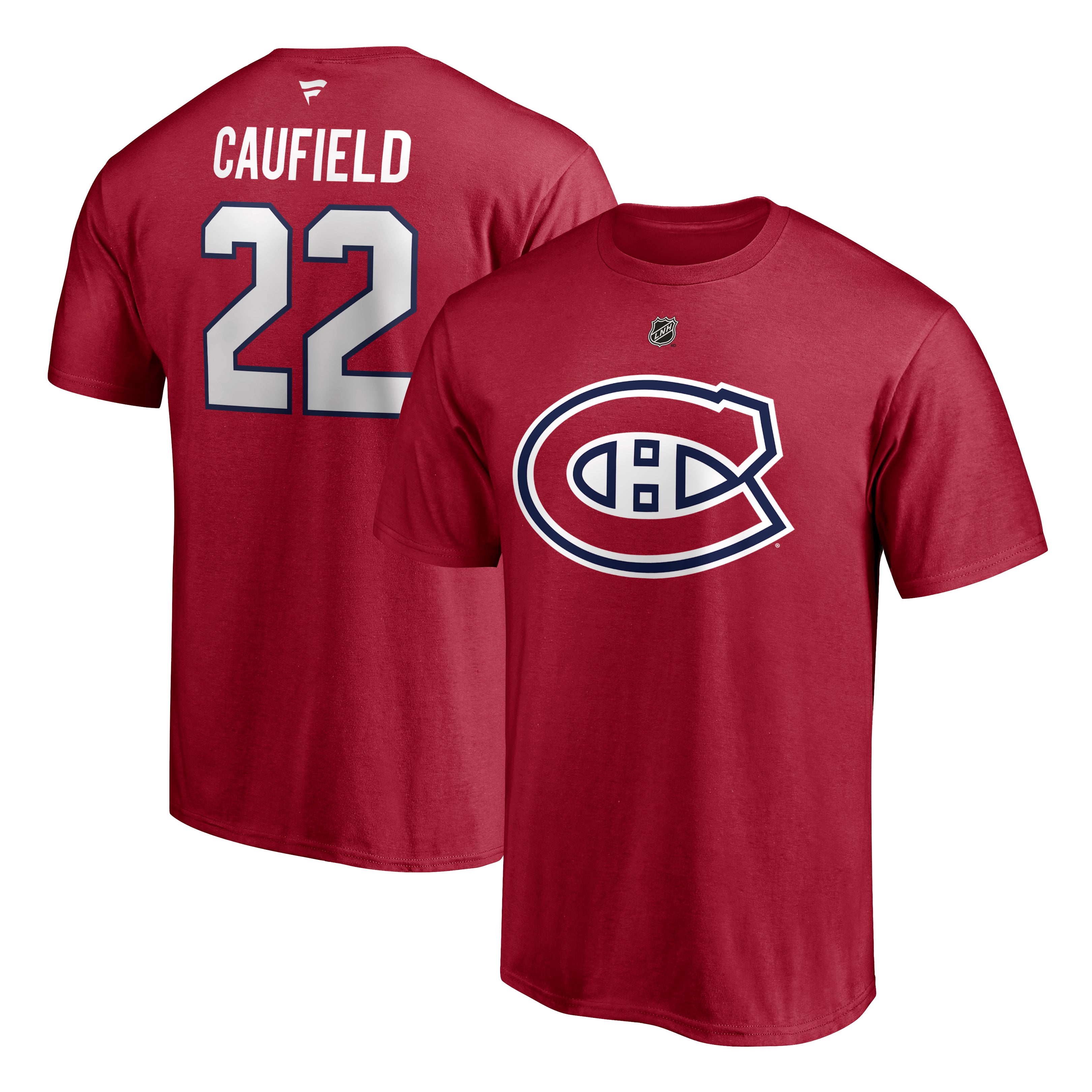 Cole Caufield Montreal Canadiens NHL Fanatics Branded Men's Red Authentic T-Shirt