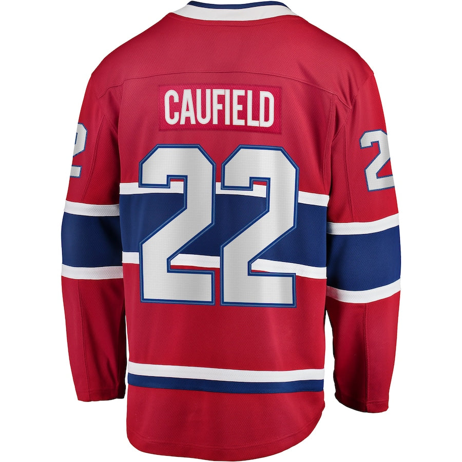 Cole Caufield Montreal Canadiens NHL Fanatics Branded Men's Red Breakaway Jersey