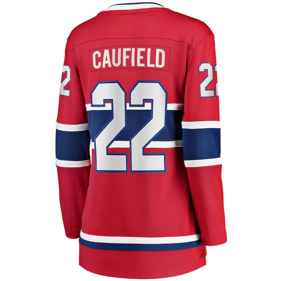 Cole Caufield Montreal Canadiens NHL Fanatics Branded Women's Red Breakaway Jersey