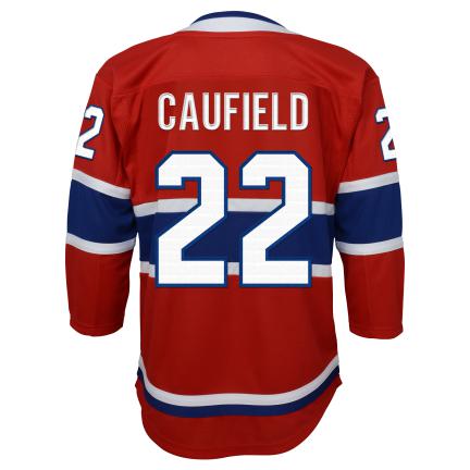 Cole Caufield Montreal Canadiens NHL Outerstuff Kids Red Premier Jersey