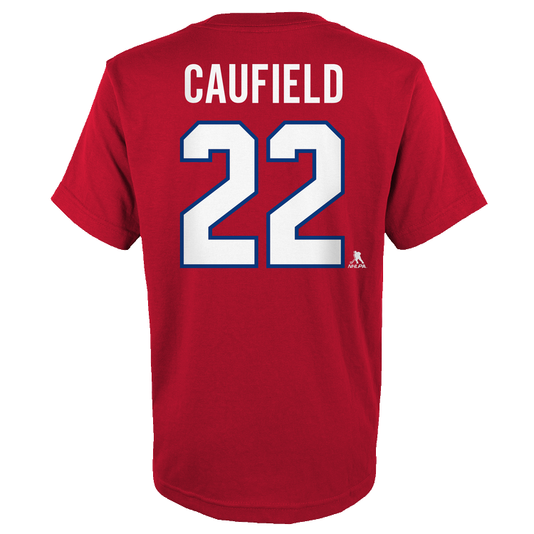 Cole Caufield Montreal Canadiens NHL Outerstuff Youth Red T-Shirt