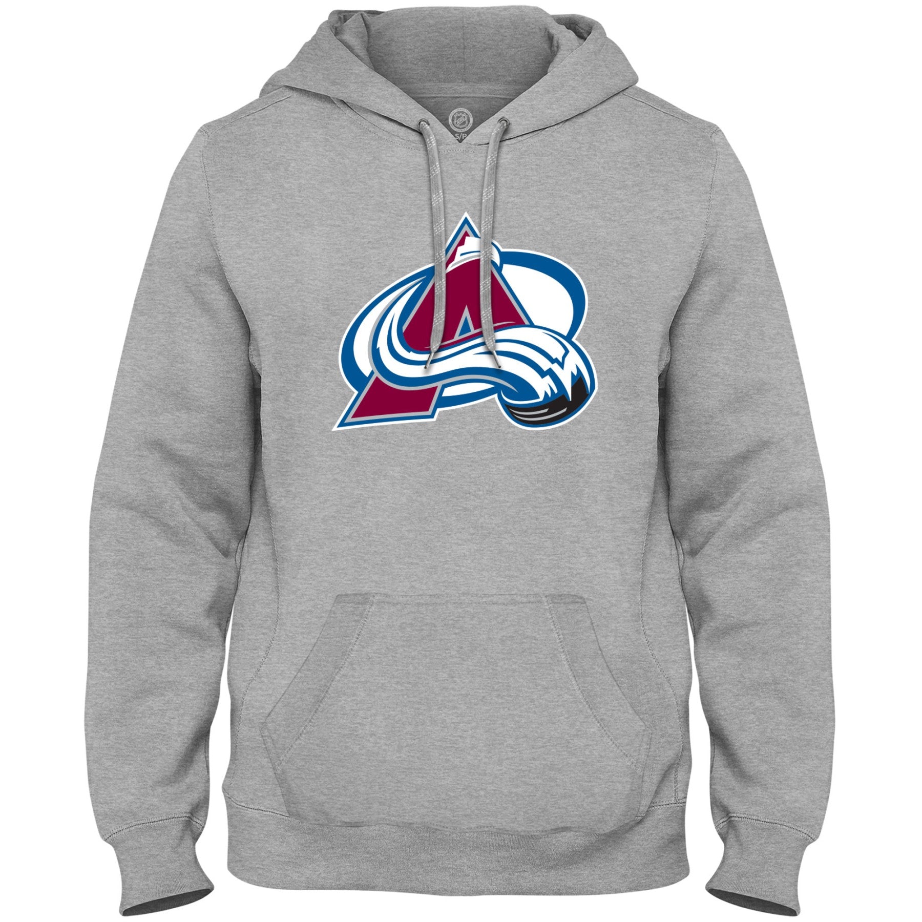 Colorado Avalanche NHL Bulletin Men's Athletic Grey Express Twill Logo Hoodie