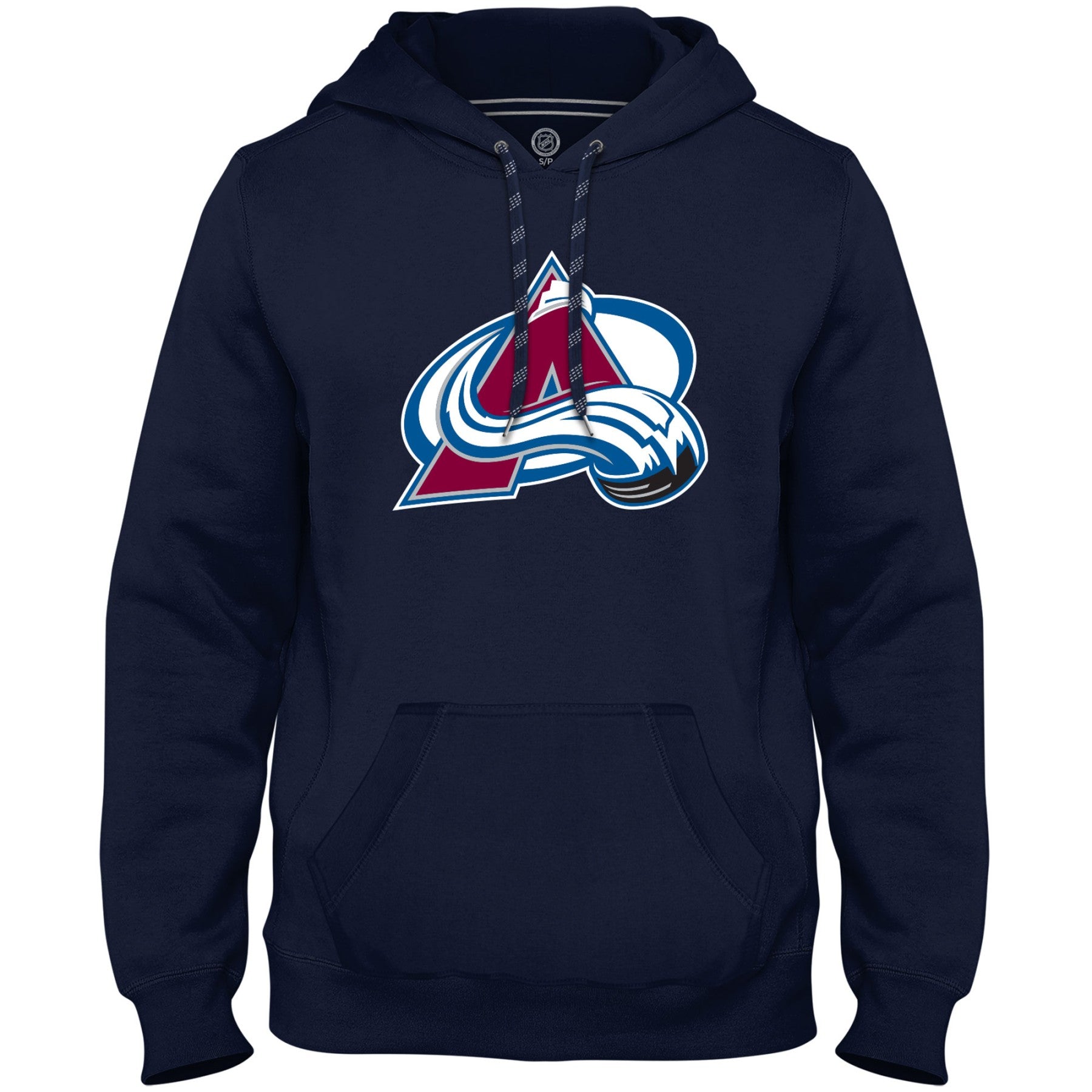 Colorado Avalanche NHL Bulletin Men's Navy Express Twill Logo Hoodie