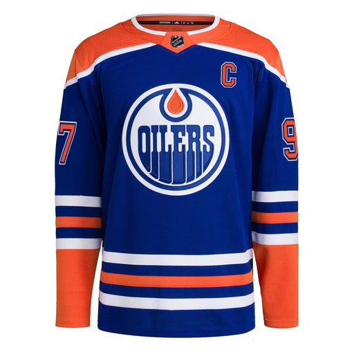 Connor McDavid Edmonton Oilers NHL Adidas Men's Navy Authentic Pro Jersey