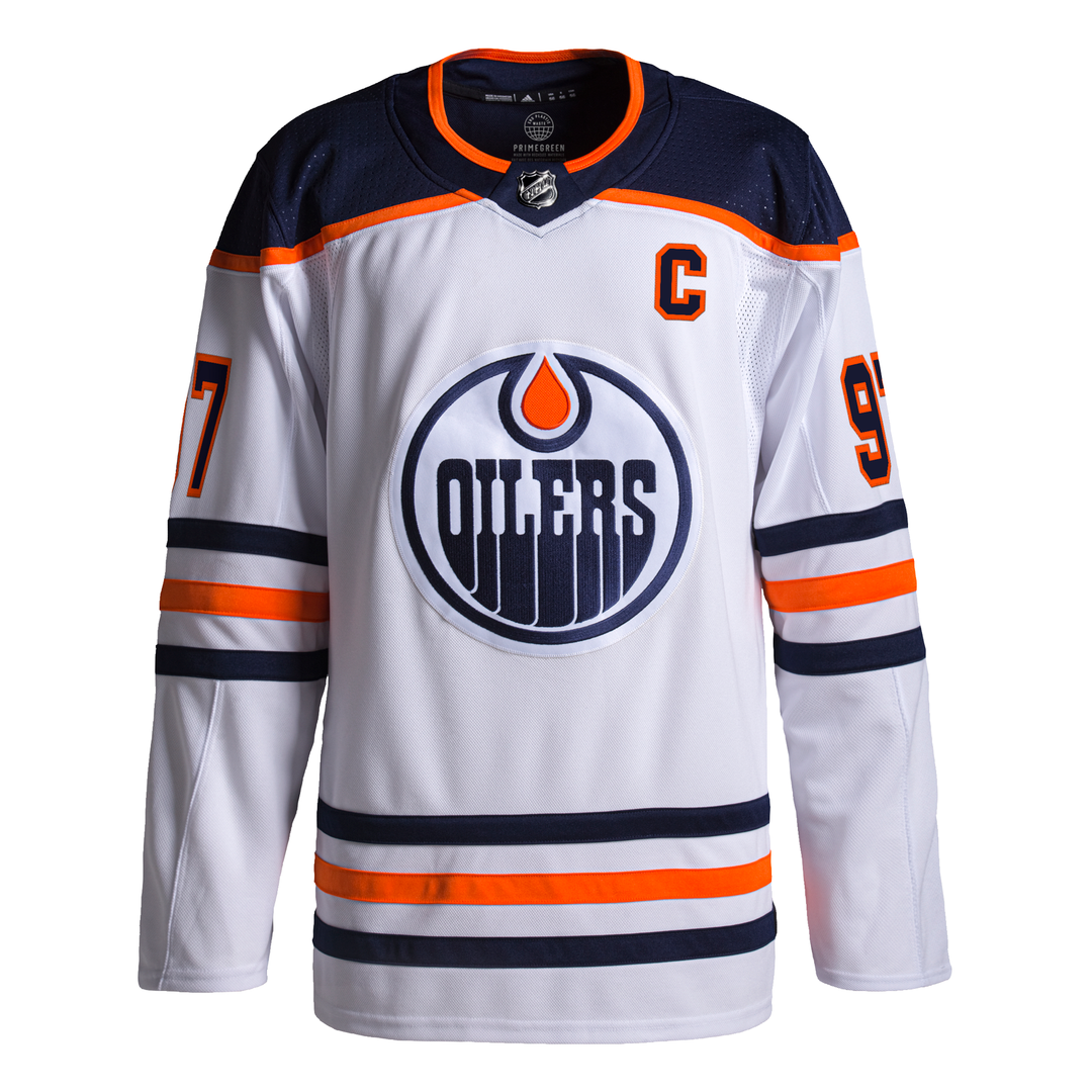 Connor McDavid Edmonton Oilers NHL Adidas Men's White Adizero Authentic Pro Jersey