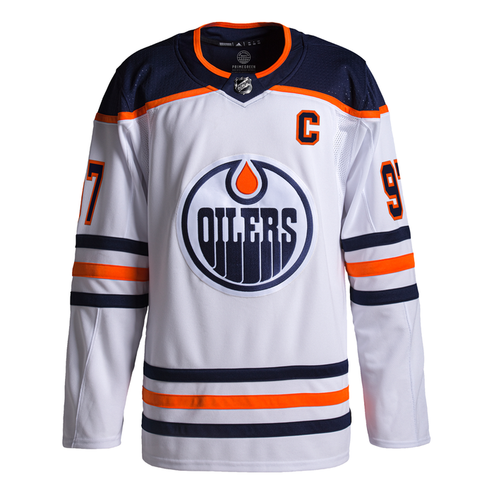 Men's Edmonton Oilers Connor McDavid Hockey Jersey Navy Size 52 Men's Adidas