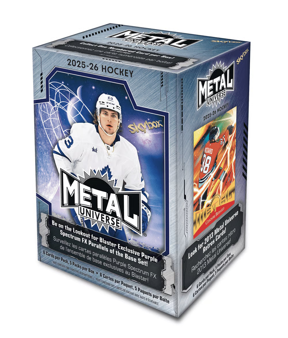 NHL Upper Deck 2025-2026 Metal Universe Hockey Cards Blaster Box