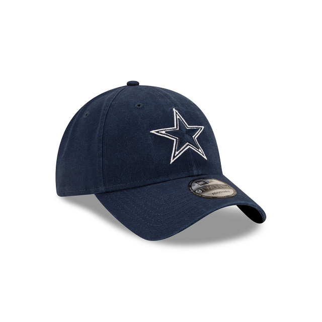 Dallas Cowboys NFL New Era Men's Navy 9Twenty Core Classic Adjustable Hat