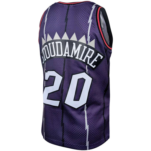 Damon Stoudamire Toronto Raptors NBA Mitchell & Ness Men's Purple 1998-99 Hardwood Classics Swingman Jersey