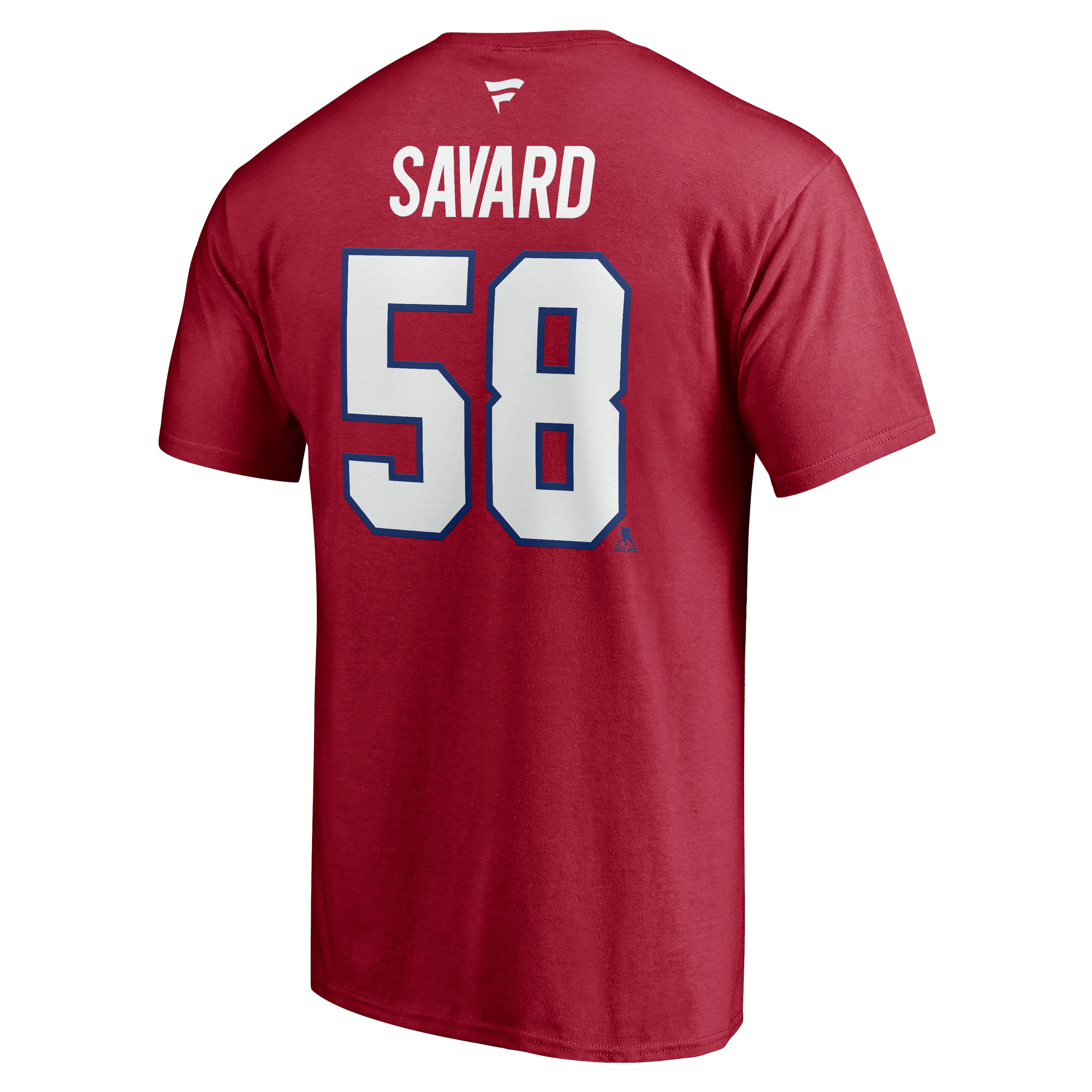 David Savard Montreal Canadiens NHL Fanatics Branded Men's Red Authentic T-Shirt