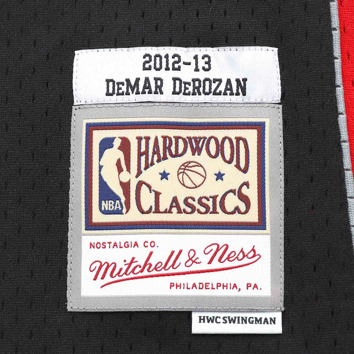 Demar Derozan Toronto Raptors NBA Mitchell & Ness Men's Black 2012-2013 Hardwood Classics Swingman Jersey