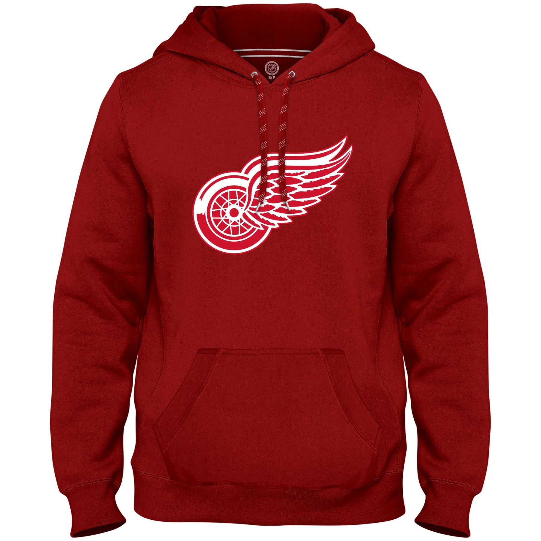 Detroit Red Wings NHL Bulletin Men's Red Express Twill Logo Hoodie