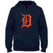 Detroit Tigers MLB Bulletin Men's Navy Express Twill Logo Hoodie