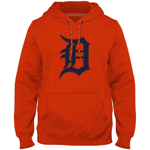 Detroit Tigers MLB Bulletin Men's Orange Express Twill Logo Hoodie