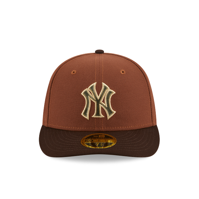 New York Yankees MLB New Era Men's Velvet Low Profile 59Fifty Yankee Stadium Fitted Hat
