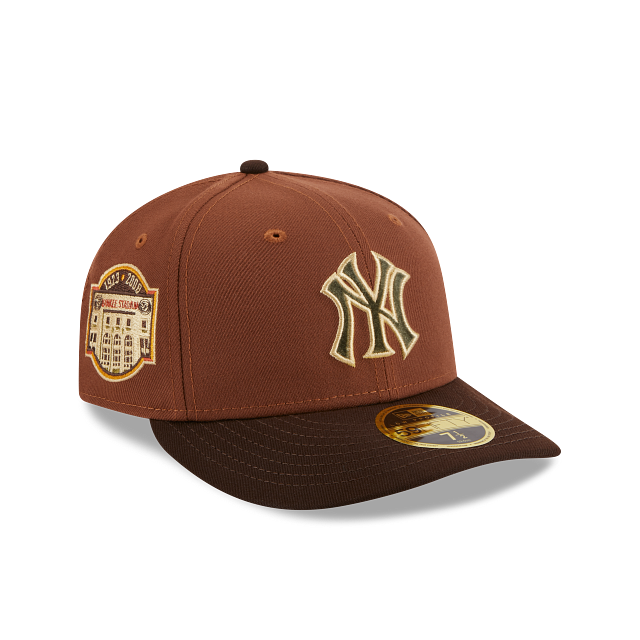 New York Yankees MLB New Era Men's Velvet Low Profile 59Fifty Yankee Stadium Fitted Hat