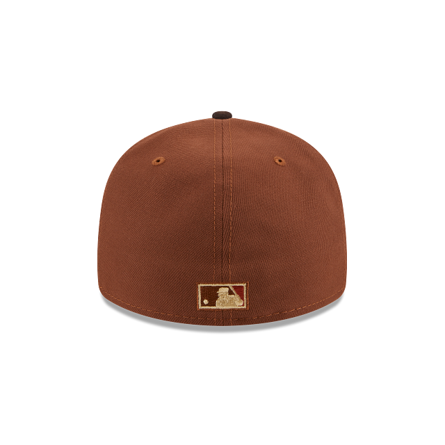 Houston Astros MLB New Era Casquette ajustée en velours à profil bas 59Fifty Astrodome pour hommes 