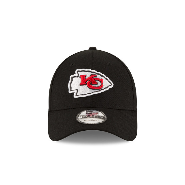Kansas City Chiefs NFL New Era Men's Black 9Forty The League Adjustable Hat