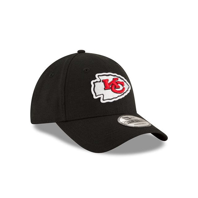 Kansas City Chiefs NFL New Era Casquette réglable noire 9Forty The League pour hommes