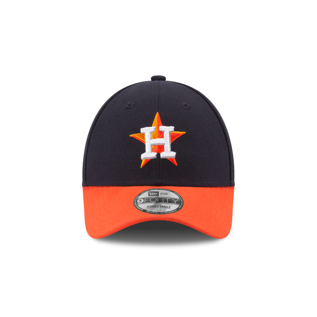 Houston Astros MLB New Era Men's Navy Orange 9Forty The League Adjustable Hat