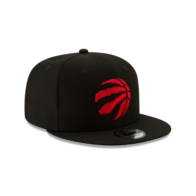 Toronto Raptors NBA New Era Men's Black 9Fifty Red Logo Snapback