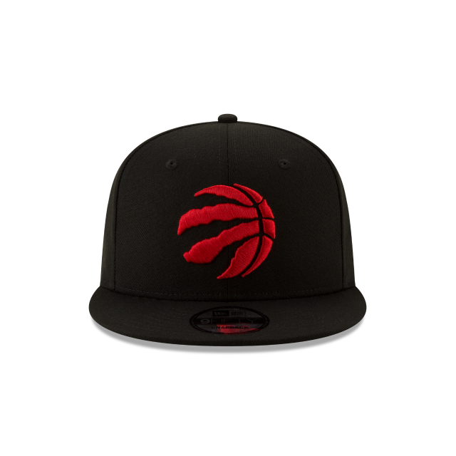 Toronto Raptors NBA New Era Men's Black 9Fifty Red Logo Snapback