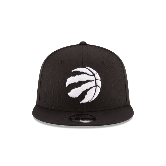 Toronto Raptors NBA New Era Men's Black 9Fifty White Logo Snapback