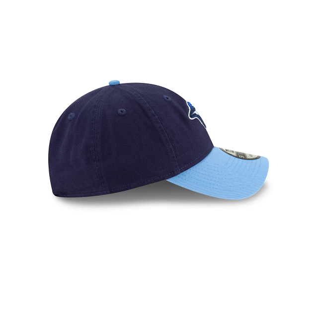 Toronto Blue Jays MLB New Era pour hommes, casquette réglable alternative classique 9Twenty bleu royal/bleu clair