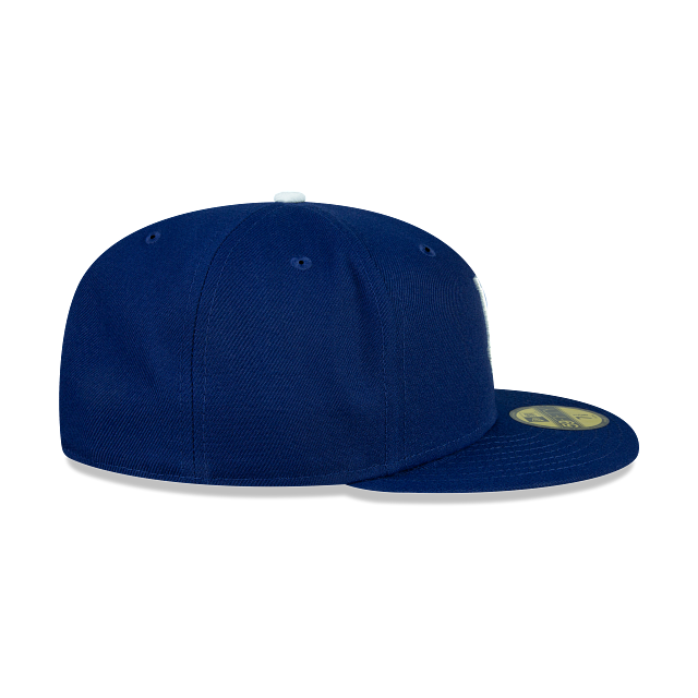 Casquette ajustée sur le terrain des Dodgers de Los Angeles MLB New Era Royal 59Fifty pour hommes