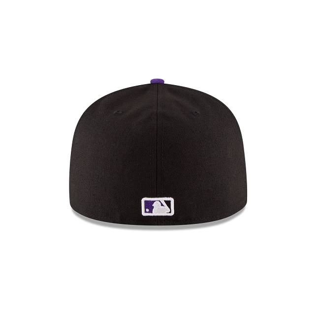 Colorado Rockies MLB New Era Men's Black 59Fifty Authentic Collection On Field Game Fitted Hat