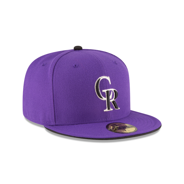 Colorado Rockies MLB New Era Men's Purple 59Fifty Authentic Collection On Field Alternate Fitted Hat