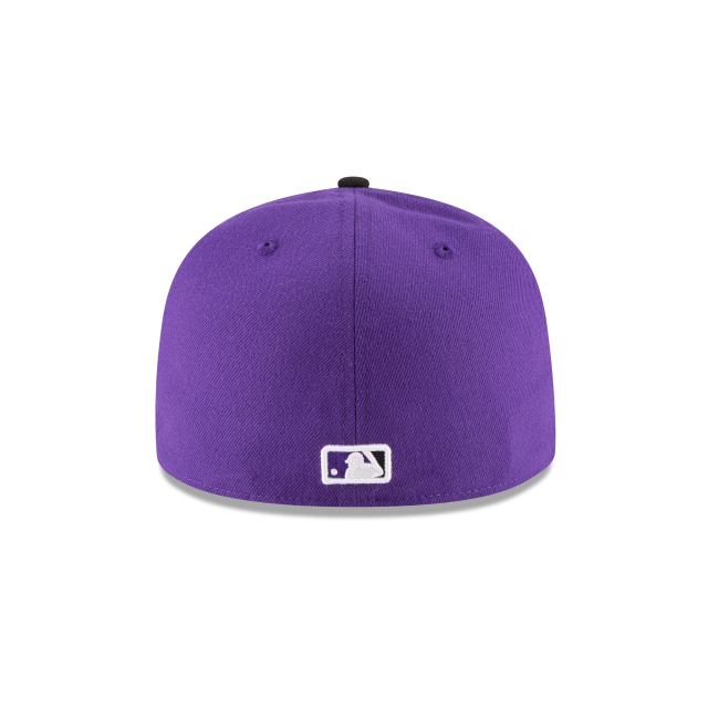 Colorado Rockies MLB New Era Casquette violette 59Fifty Authentic Collection On Field pour hommes