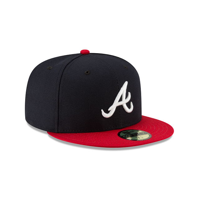 Atlanta Braves MLB New Era Men's Navy 59Fifty Authentic Collection On Field Home Fitted Hat