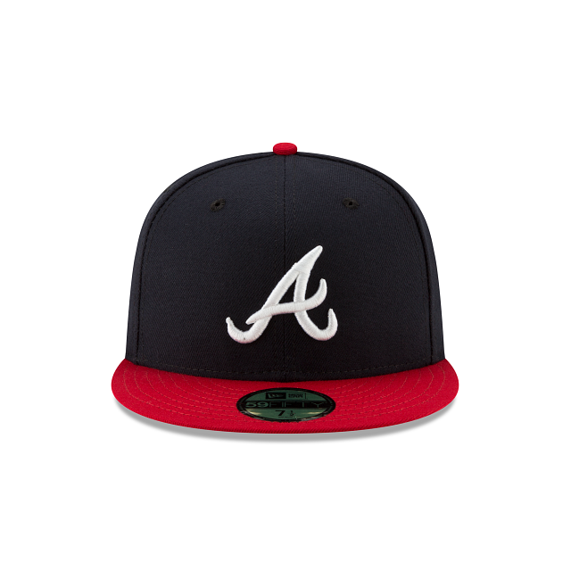 Atlanta Braves MLB New Era Men's Navy 59Fifty Authentic Collection On Field Home Fitted Hat