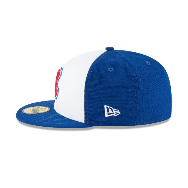 Casquette ajustée en laine MLB New Era Royal 59Fifty Cooperstown 1972 pour homme des Braves d'Atlanta