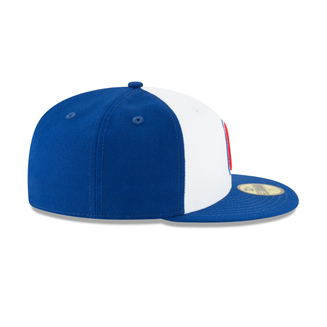 Casquette ajustée en laine MLB New Era Royal 59Fifty Cooperstown 1972 pour homme des Braves d'Atlanta