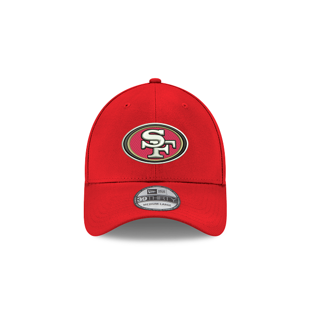 San Francisco 49ers NFL New Era Men's Red 39Thirty Team Classic Stretch Fit Hat