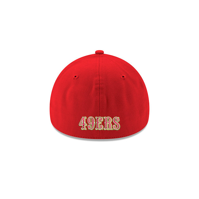 San Francisco 49ers NFL New Era Casquette rouge 39Thirty Team Classic Stretch Fit pour hommes