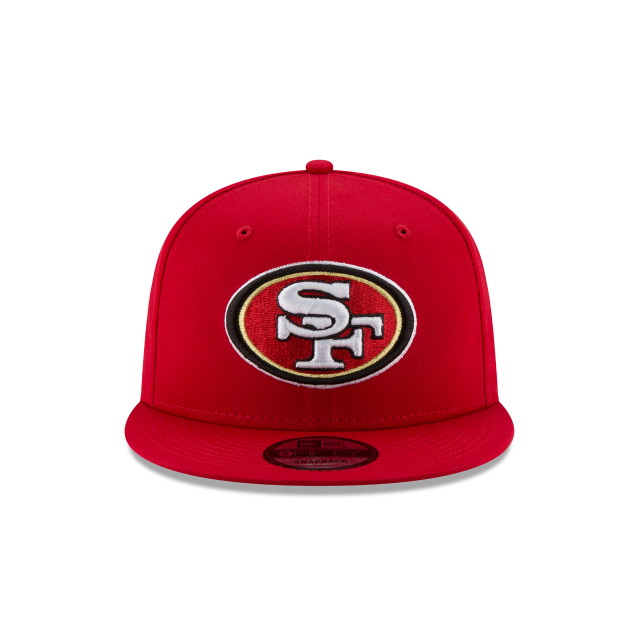 San Francisco 49ers NFL New Era Snapback rouge 9Fifty Basic pour hommes