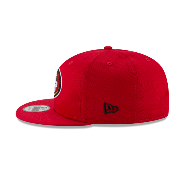 San Francisco 49ers NFL New Era Snapback rouge 9Fifty Basic pour hommes