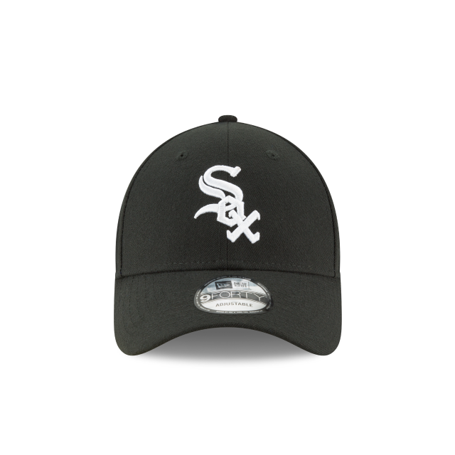 Chicago White Sox MLB New Era Youth Black 9Forty League Adjustable Hat