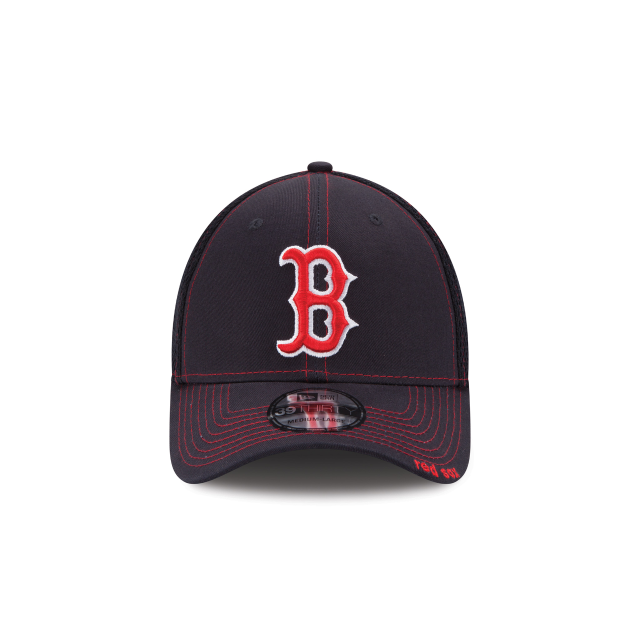 Boston Red Sox MLB New Era Men's Navy 39Thirty Neo Stretch Fit Hat
