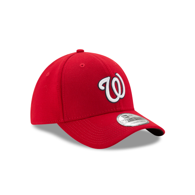 Casquette extensible classique rouge 39Thirty Team MLB New Era des Nationals de Washington pour hommes