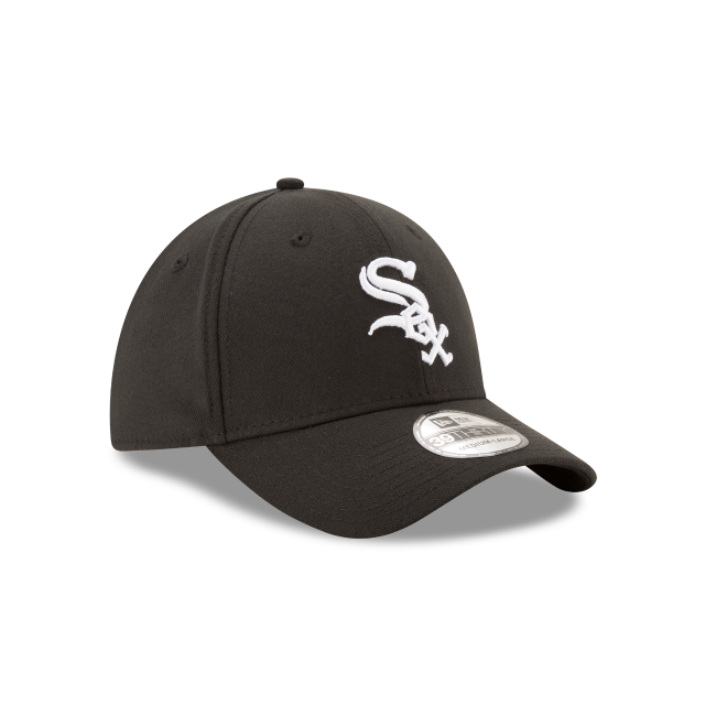 Casquette extensible classique noire 39Thirty Team MLB New Era des Chicago White Sox pour hommes