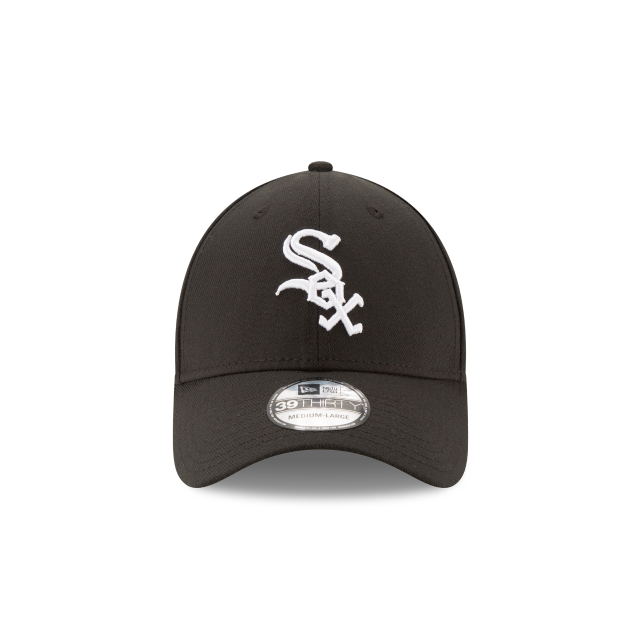 Casquette extensible classique noire 39Thirty Team MLB New Era des Chicago White Sox pour hommes